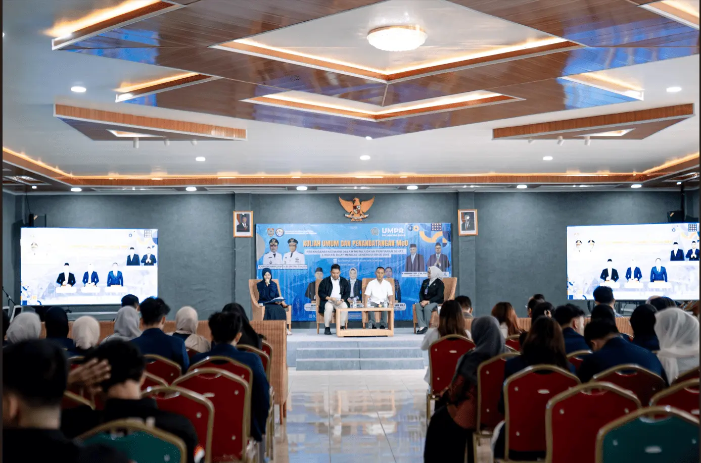 KPID KALTENG PERKUAT LITERASI PENYIARAN LEWAT KULIAH UMUM DAN PENANDATANGANAN MoU