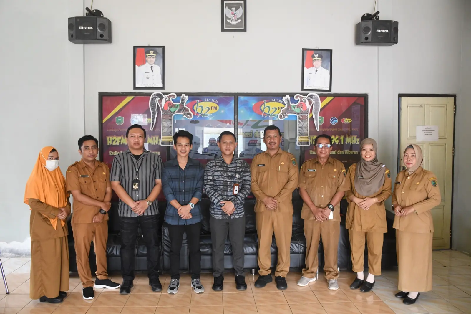 KPID Kalteng Gelar Monev dan Pencanangan Program Strategis di LPPL Radio H2FM Pulang Pisau