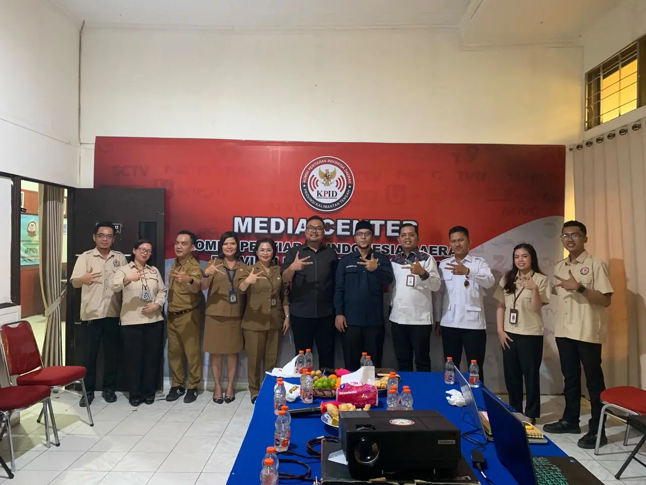 KPID Kalteng Perkuat Keterbukaan Informasi Publik, KI dan Diskominfosantik Berikan Pendampingan PPID